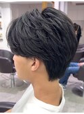 ビジネスヘア就活ヘアツーブロック刈り上げフェードメンズ