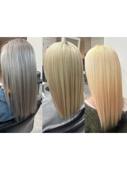 外国人風の透明感を叶えるなら【Farbe】へ☆ハイトーン～落ち着いたトーンまでその方に合わせカラーを提供!