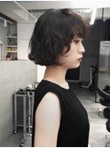 天神　ボブ　レイヤーカット　ボブパーマ