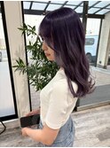 lavender color (ブリーチあり)