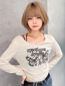 ロンド ロビン 栄(Lond robin) 韓国/前髪/縮毛矯正/レイヤー/ショートボブ/ボブ