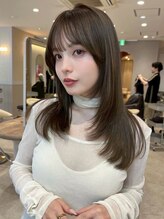 ジーナ メゾン 札幌(Zina Maison) 髪質改善*レイヤーストレート*暗めカラー【Zina Maison札幌】