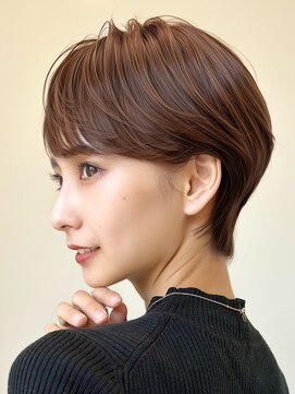 エルヘアメゾン(el. hair maison) ピンクマッシュショート静岡ショートボブハイライト