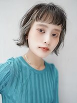 ギークス(GEEKS)&nbsp;【GEEKS渋谷】オン眉ボブ/アンブレラカラー/初ブリーチ/冬カラー