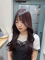 ヒョンミョン ライズバイレボ 柏西口店(hyon myon/RISEbyREVO)&nbsp;ラベンダーブラウン/巻きと馴染む顔周りカット