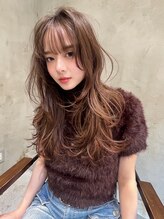 ロジッタ(ROJITHA)&nbsp;【ROJITHA原宿表参道】ミルクティーブラウン×レイヤーロング