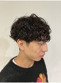 MEN’S HAIR/波巻ツイストスパイラル/フェザーパーマ/伊勢崎