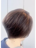 ルーファス 恵比寿 渋谷(Ruufus)&nbsp;40代50代　前下がりショートボブ前髪あり　2512