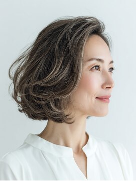 ビフィーノ リルネ(Bifino Rilune) イメチェン/ピンクベージュ/アンブレラカラー/前髪/川西池田