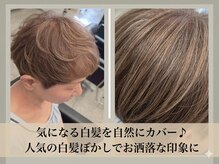 メンズアンドレディース モテナの雰囲気（気になる白髪を自然にカバー♪人気の白髪ぼかしでお洒落な印象に）