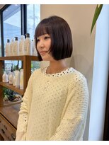 グラッド ナチュラル ヘアー(glad NATURAL HAIR) 美シルエット前下がりボブ