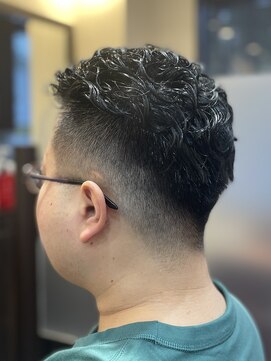 ヘアクリニックカルム 日暮里(Hair Clinic Calme) オールバックパーマ　宮城リョータパーマ　極道パーマ