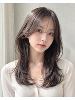 髪質改善&縮毛矯正 rococo.【ロココ】 韓国風レイヤー×シースルーバング