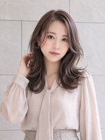 ヘアリゾート粋 トゥジュ 池袋東口店(tujuh) 透明感ブラウンアッシュ/レイヤーカット/カール/顔まわりカット