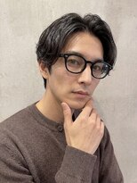 サングース(Sungoose)&nbsp;ニュアンスパーマ、MEN’S HAIR 、刈り上げセンターパート