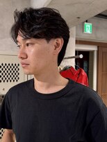 ハイプ マン 藤沢(HYPE MAN)&nbsp;フェザーパーマ毛流れパーマセンターパートニュアンス藤沢