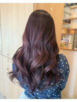 リエットヘアー 西尾市杢左店(Lie-et. hair)&nbsp;髪質改善×ラベンダーブラウンで艶髪に｜西尾市