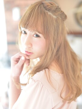 ケーツー心斎橋 クイーンズガーデン バイ ケーツー(K two QUEEN'S GARDEN by K two) 【K-two心斎橋】ふわっとセミディ～簡単可愛いアレンジ～