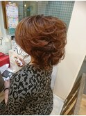 ふんわりアップスタイル
