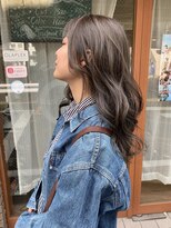 ハグ 横浜(HUG)&nbsp;シアーベージュ ミルクティー極細ハイライト