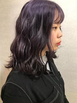 フロート 小阪店(float) プラチナパープル_くせ毛風,ヘアアレンジ,クラシカル