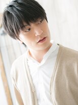 モッズヘア メン 上尾東口店(mod's hair men)&nbsp;黒髪マッシュで爽やかさUP!無造作ショートD