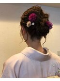 着物ヘアアレンジ
