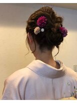 ザブックハンドサロン(The book hand salon)&nbsp;着物ヘアアレンジ
