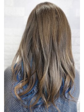 シェルティ フィエル(Shelltie Fiel) インナーカラー☆サファイアブルー