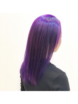 ヘアメイク ミチ 富田店(HAIRMAKE MICHI) 【MICHI 富田店 古作 蓮】パープル