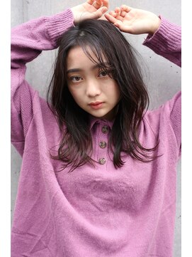 ブゾン(buZon) 【buZonブゾン】くびれミディ×パープルブラウン