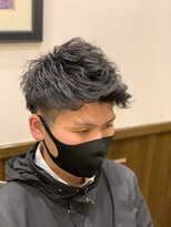 ヒロギンザバーバーショップ 神楽坂店(HIRO GINZA BARBER SHOP)&nbsp;ツイストスパイラルアップバング