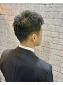 【赤坂/メンズヘア/ビジネス】大人ビジネスマン×アップバング