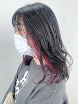 アイティー バイ アルバム 中野店(IT by ALBUM) インナーピンク_マロンベージュAラインボブ_ba319032