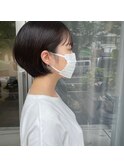 耳かけショートボブ