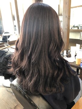 ボウ(BOW) Autumn color×natural purple brown