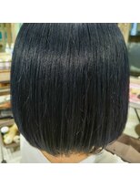 ミエルヘアーエスト 新宿店(mielhair est)&nbsp;ダークネイビーボブ　新宿