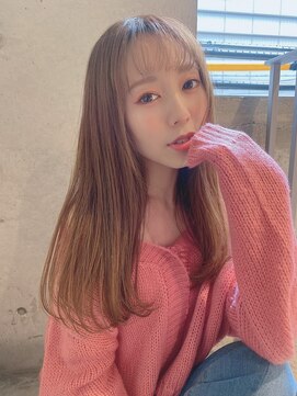 ルービック 梅田茶屋町(Rubik) 髪質改善トリートメント×ブリーチなし透明感ストレートベージュ