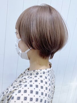 アイティーバイアルバム 下北沢店(IT by ALBUM) シャドールーツショート_ショコラベージュボブルフ_ba340131