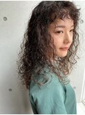 ふわふわロング外国人kids風スパイラルパーマ