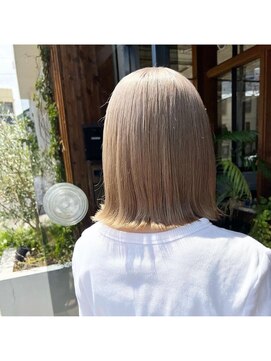 へアサロンアンドカフェガーデン(hair salon&cafe GARDEN) ブリーチカラー/ケアブリーチ/ミルクティーベージュ