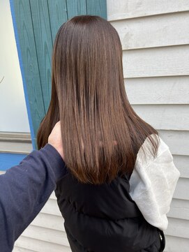 キキ(kiki) ダークグレー_チェリーブラウンフェミニンロング_kiki0066