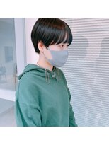 ミント(mint) メンズライクショート/ショート/ブルージュ