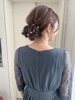 ヘアーデザイン シュシュ(hair design Chou Chou by Yone)&nbsp;ヘアアレンジ/アップアレンジ/お呼ばれヘア/結婚式