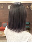 切りっぱなしボブ×チョコレートブラウン★中村大輔