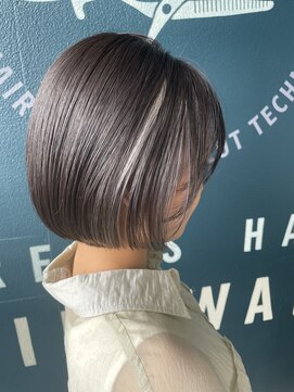 クレップスヘアーヒマワリ(CRE'PS HAIR HIMAWARI) ボブ×インナーカラー