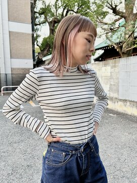 チュダック(ChuDuck) 韓国風《インナーピンク》ブリーチ/ケアブリーチ/ダブルカラー