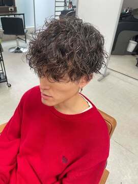 ワンズ リー 下北沢店(ONE's ly) ハイライト/マッシュパーマ/ウルフ/アッシュブラック/下北沢駅