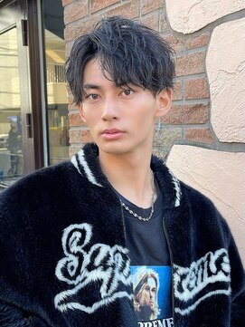 アーリー(Ali'i) ソフトツイストパーマ無造作束感マッシュアップバングショート