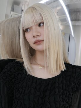 ガガ 心斎橋(GAGA) 韓国/ハイトーンカラー/ワンホンヘア/レイヤーカット/髪質改善